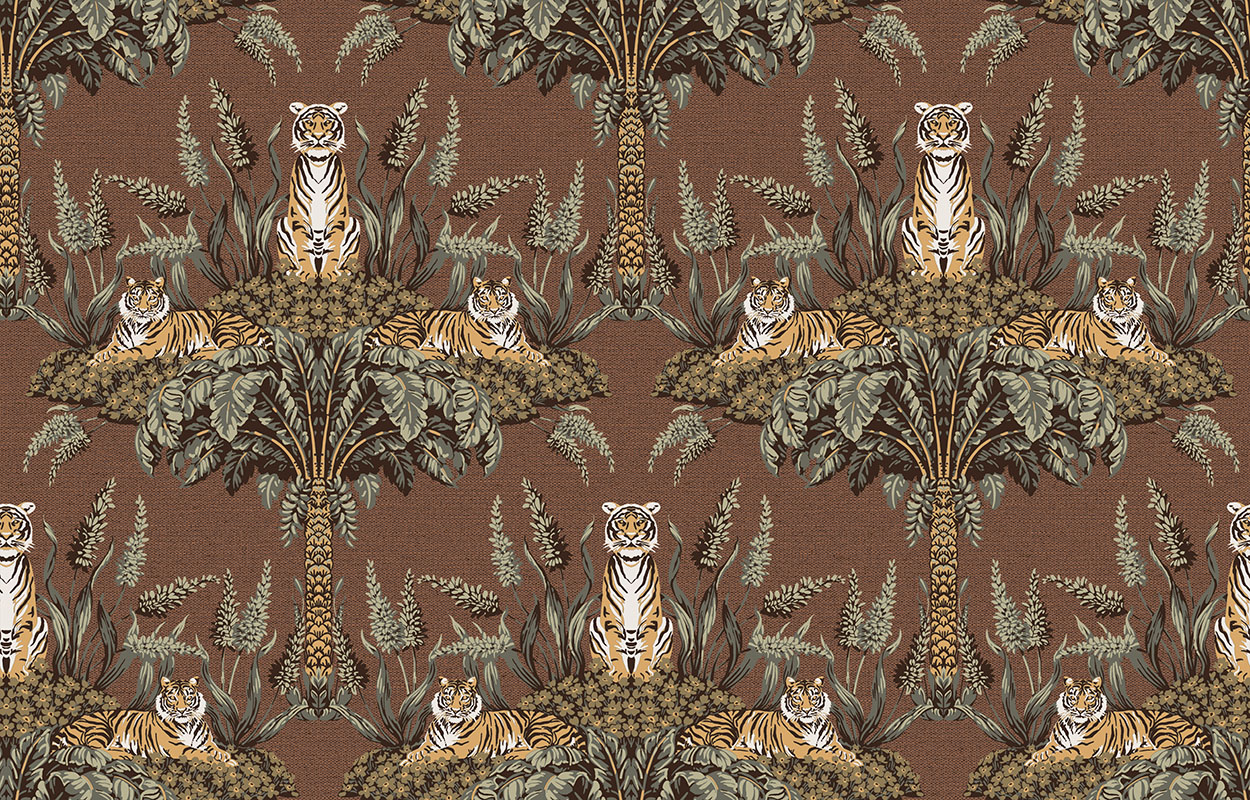 Обои Loymina Equator Malayan Tigers QTR2 022 10,05×1 Обои Loymina Equator Malayan Tigers QTR2 022 10,05×1